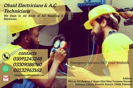 AC Fridge Solar And Other Electric work