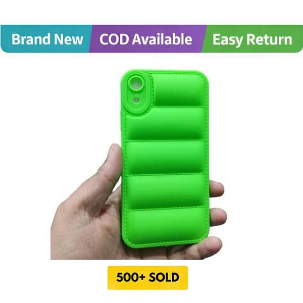 iPhone 14 Pro Max Soft Puffer Down Jacket Camera Protection Case Cover