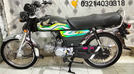 Honda Cd 70 22/23 model urjante sale  03214030318