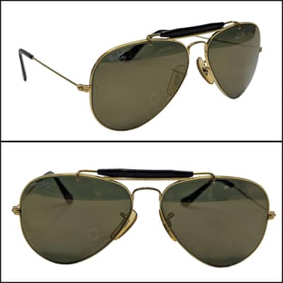 Ray-Ban B&L USA, Ray-Ban Luxottica Italy Sunglasses, Gold Plated
