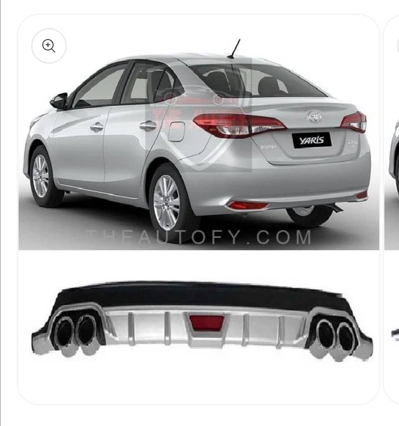 Toyota  Back bumper diffuser 0