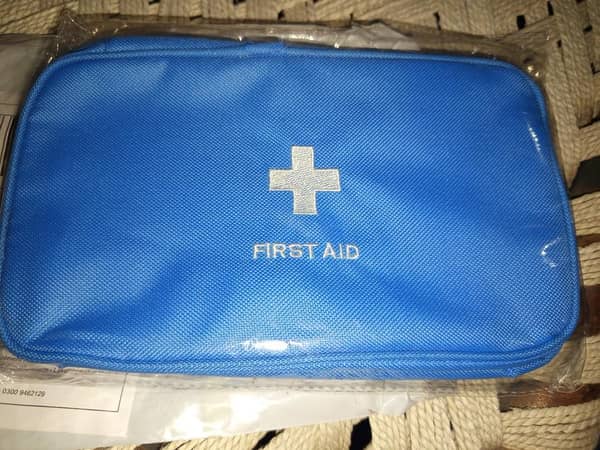 Portable Outdoor Travel Medical Multi-Pocket Medicine First Aid Kit Storage Bag