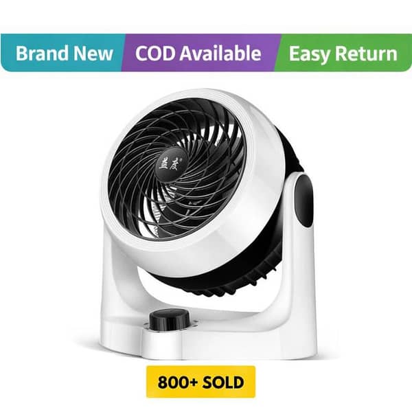Portable Electric Fan Heater with 2 Speed Settings and Thermostat - 1000W & 2000W for Hot and Cool Air