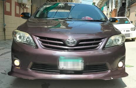 Gli 2012 corolla Neat & Clean car