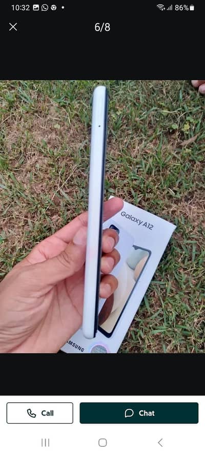 Samsung A12 4/128 no opened no repairs  complete box