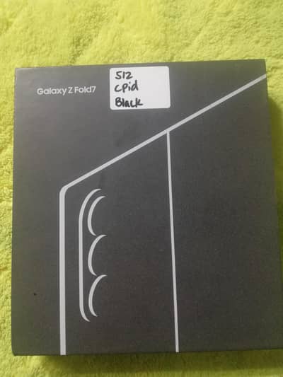 Samsung galaxy Z Fold 7  512gb. Black Boxpack pta
