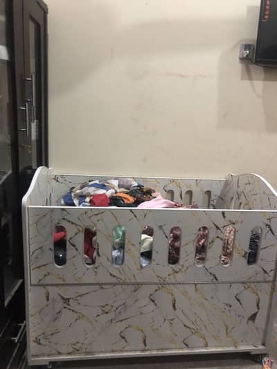 Baby bed with mattress foam resenable price