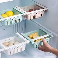 Adjustable Regrigerator - Fridge Storage Basket Expendable Storage Sav