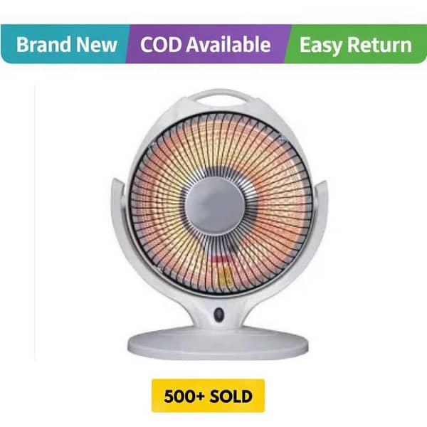 Sun Halogen Electric Dish Heater with 300 and 600 Watt Settings