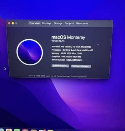 MacBook Pro 2015 15Inch