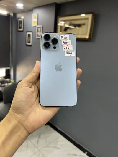 iphone 13 pro max 256gb PTA complete box 0342/7849/614
