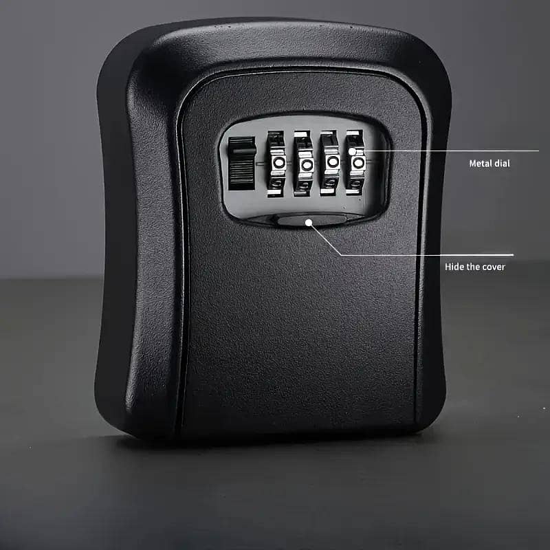 Smart Key Lock Box | Strong Alloy | Resettable Code 0
