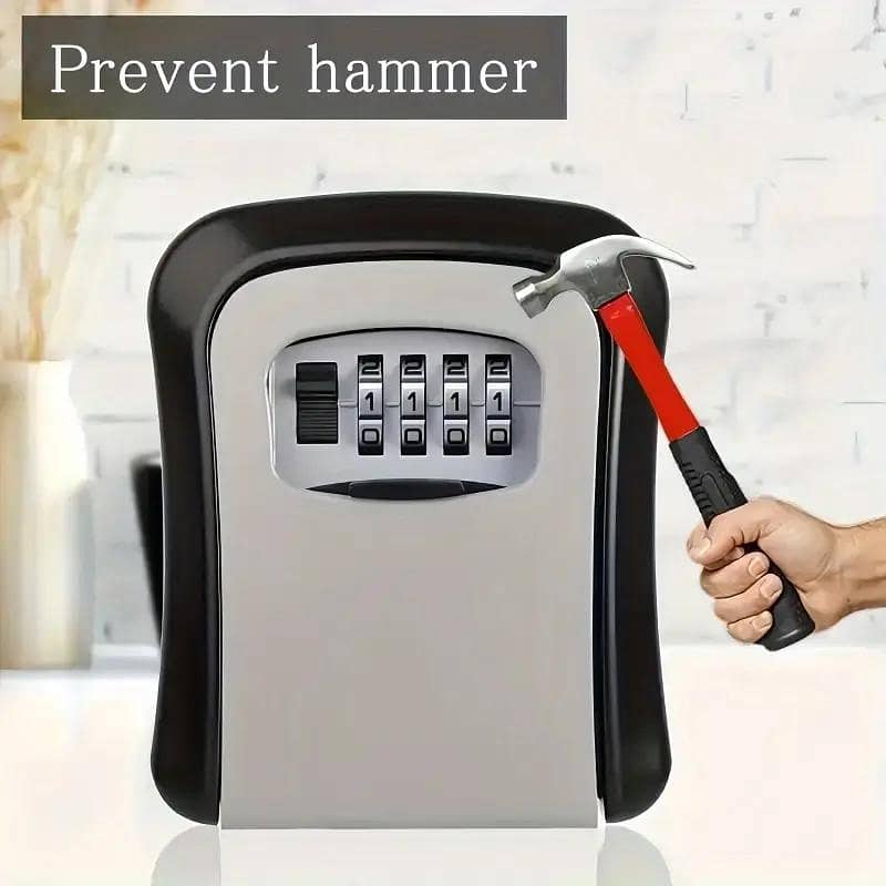 Smart Key Lock Box | Strong Alloy | Resettable Code 2