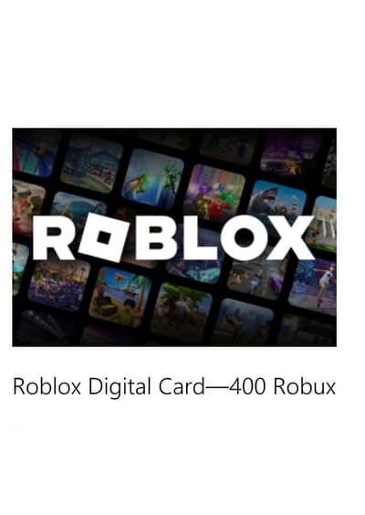 400 Roblox Cards