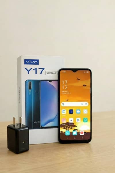 VIVO Y17 With box and charger |8/256|, PTA LIFETIME, No open no repair