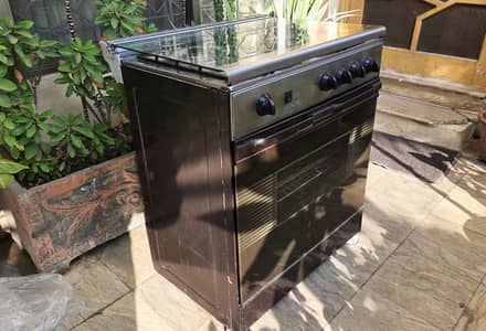 Natural Gas Cooking Range 4 burner Stove and built in Gas Oven