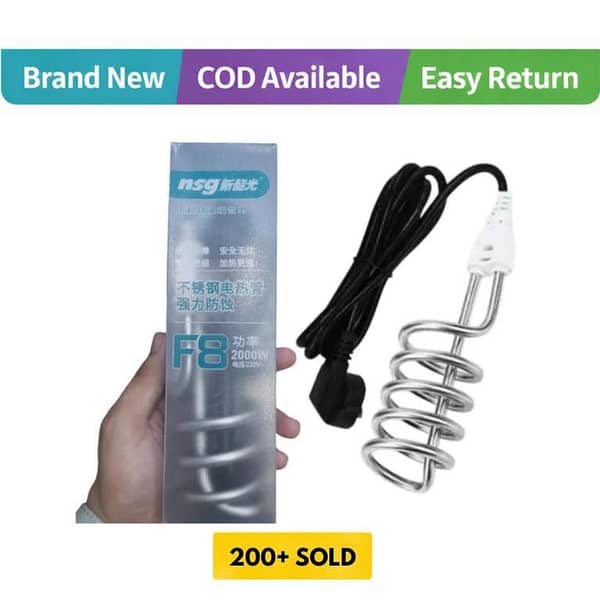Soggo 1000 Watts Portable Electric Water Heating Rod Immersion Heater
