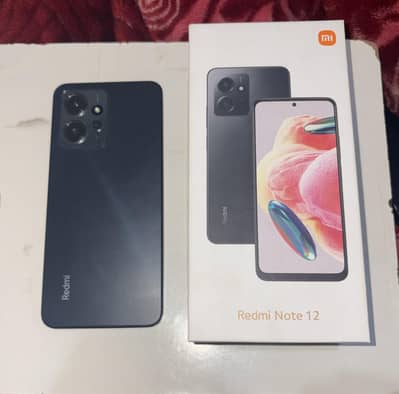 Redmi note 12 8GB/128GB , original condition , with box and charger