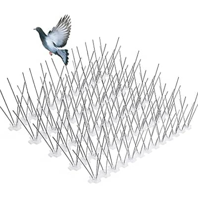 Stainless Steel Bird Spikes (6 Pack, 1ft)