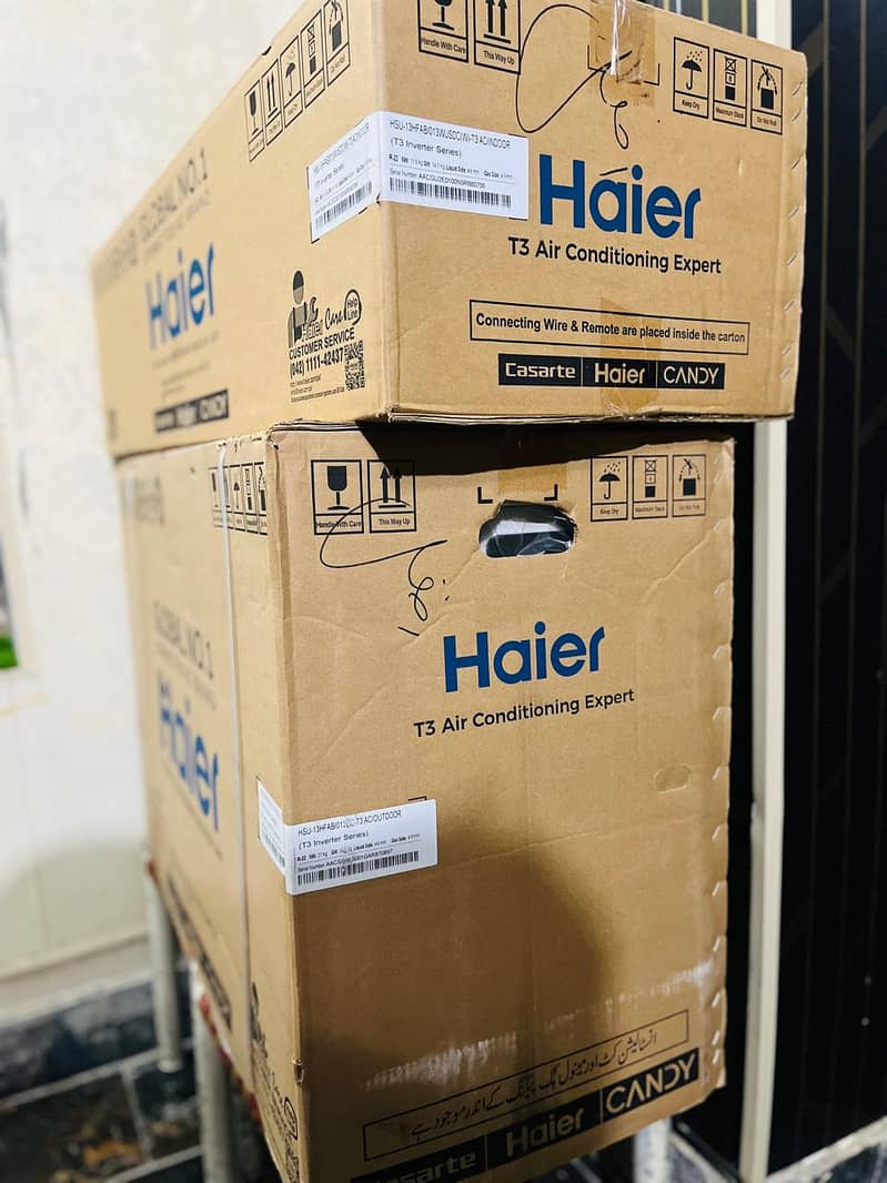 Haier 1 Ton T3 Inverter AC – Model HSU-13HFAB (R-32 Gas) – 100% Warran ...