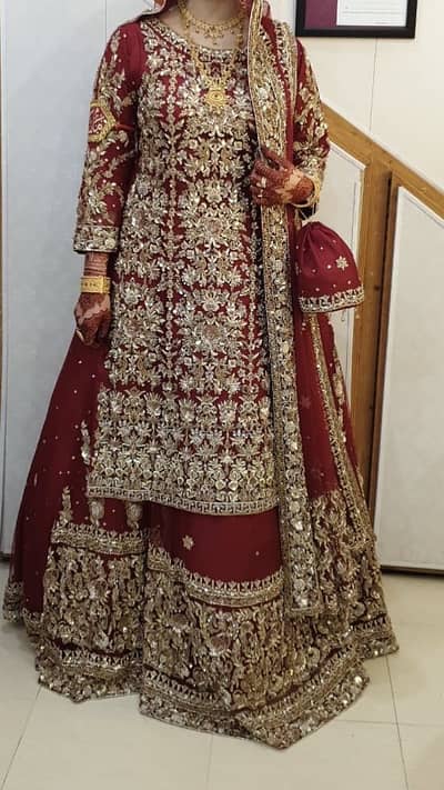 Wedding dress if any one interested contact on whatsapp 03270978828