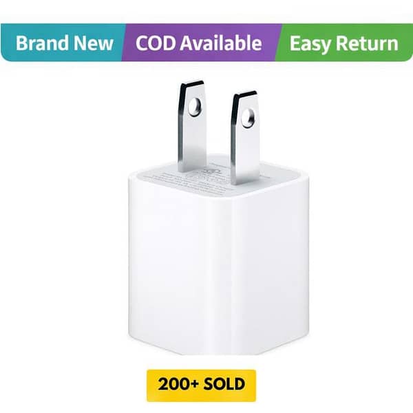 Apple 5W Adapter Charger for iPhone 5, 6, 6s, 7, 7s, 8, 8s, X, XS | Box Pulled Original Charger