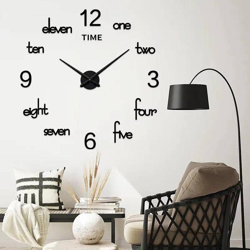 3D wall clock 10