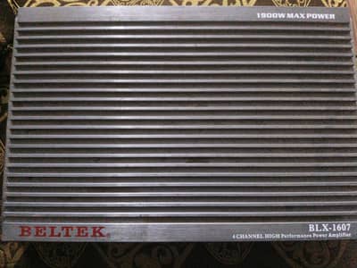 BELTEK BLX-1607 1900W MAX POWER 4 CHANNELS