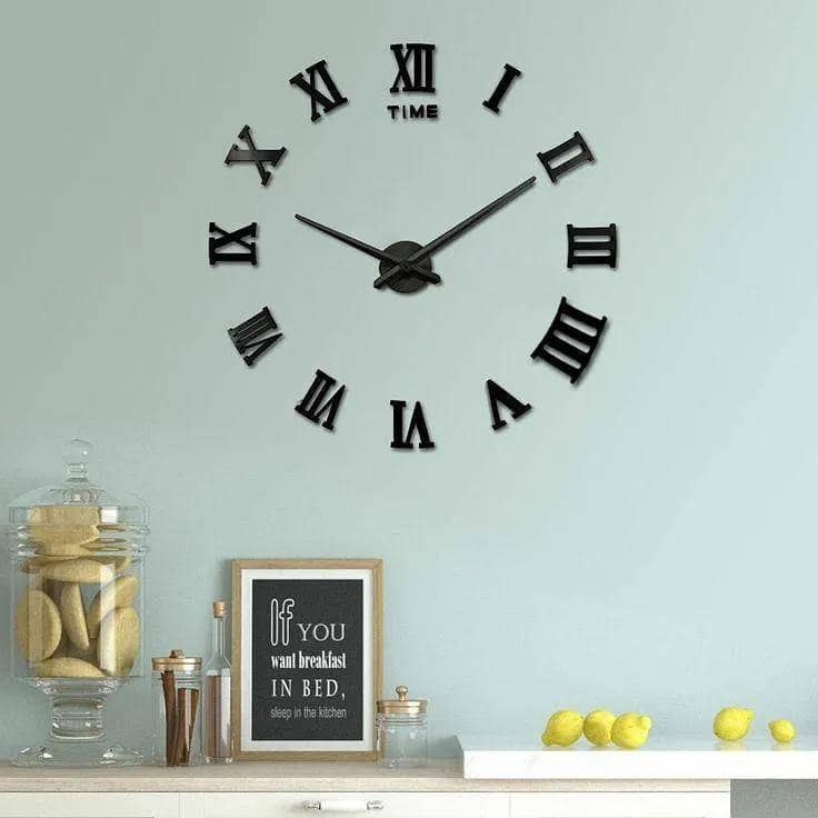 3D wall clock 3
