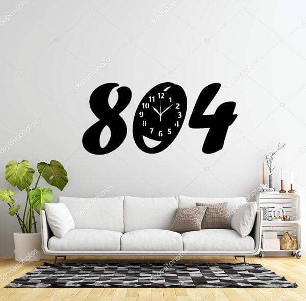 3D wall clock 7