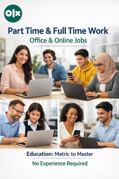 Part-time and full-time office & online work