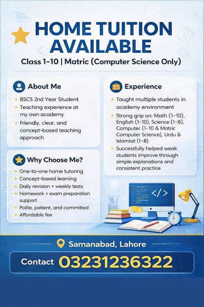 personal home tuition