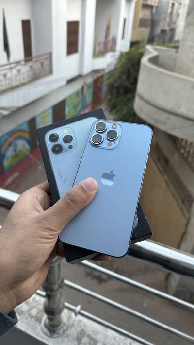 Iphone 13 pro max 256 Gb physical + esim pta approved with box