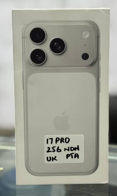 IPHONE 17 PRO 256 GB UK SILVER BOX PACK NON ACTIVE