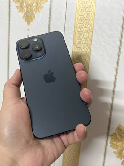 iPhone 15 Pro Max Blue 256GB (Phy + E)