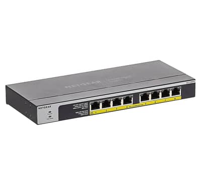NETGEAR 8-Port Gigabit Ethernet PoE Network Switch GS108PP Hub