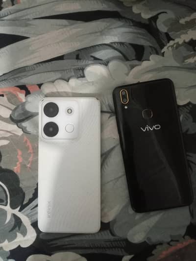 vivo y85 and infinix  smart 7 4+3/64