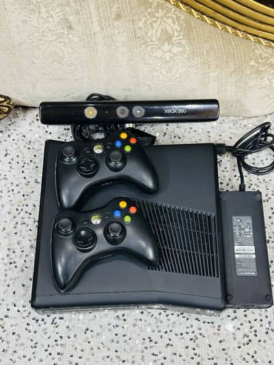 Xbox 360 Slim USA Model Jailbreak Jtag with Kinect sensor