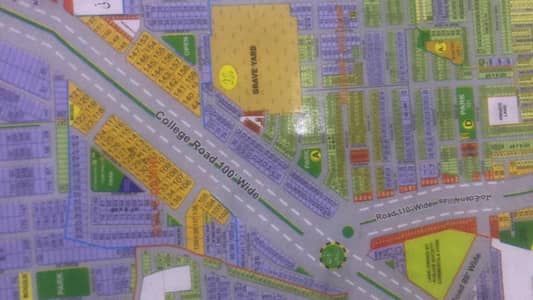 1 Kanal Corner Commercial Plot for Sale Main College Road (Ideal Location)