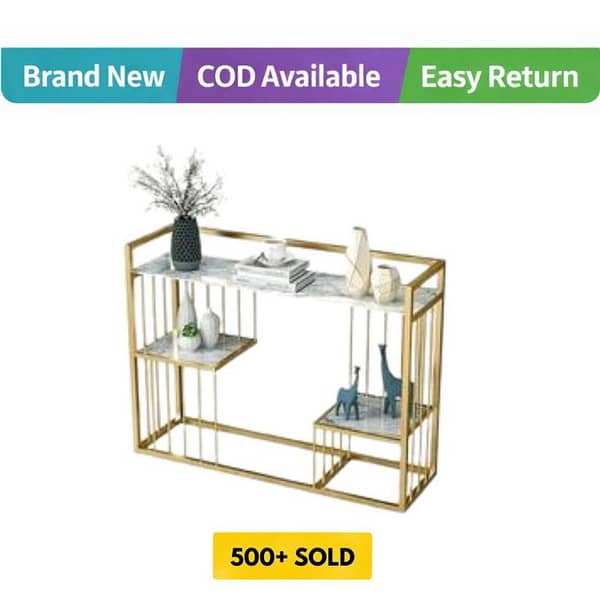 3 Layers Console Table Hallway Entryway Table