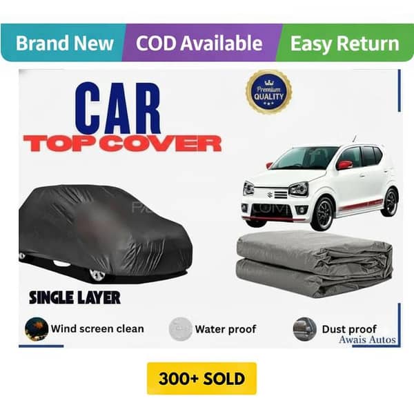 Suzuki Alto 2016-2022 Parachute Top Cover | Waterproof | Snug Fit | All-Weather Reliability