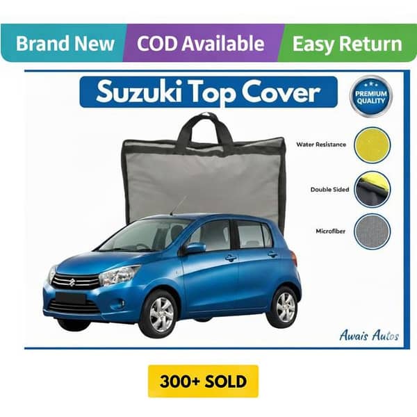 Suzuki Cultus 2017–2023 Parachute Rubber Coated Waterproof Soft Top Cover