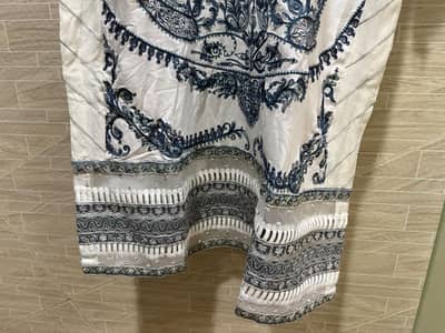 Raw silk suit available in small size