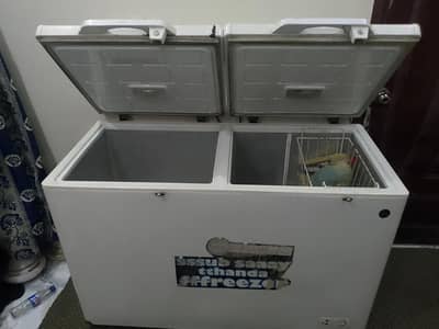 double door freezer