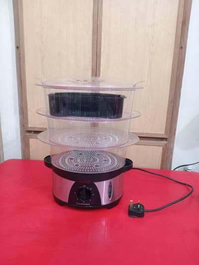 Cookworks 3 Tier  Electric Food Steamer / Cooker