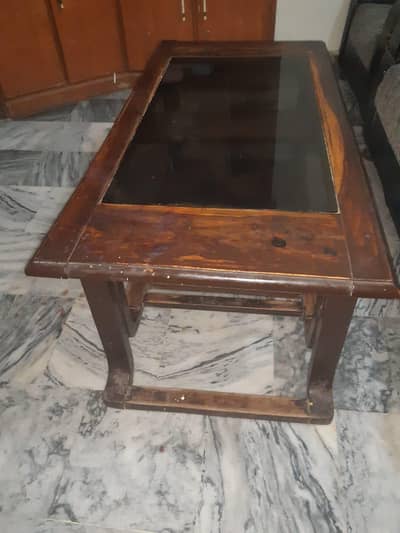 original wood center table