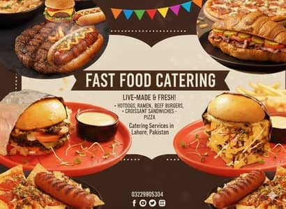 Fast Food Catering & Event Decor in Lahore - Live Kitchen!
