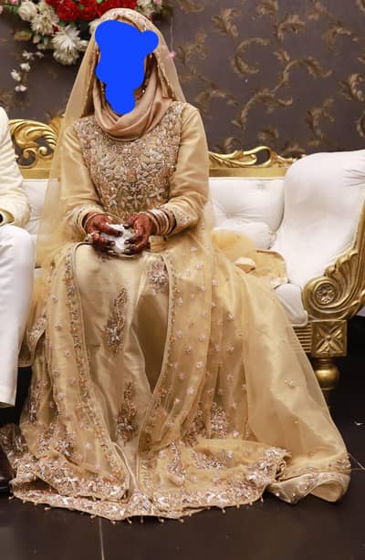 bridal nikkah dress