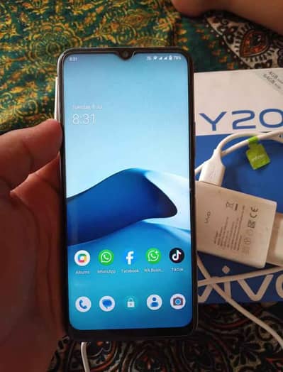 Vivo y20 4,64GB memory PTA approved 03190487547