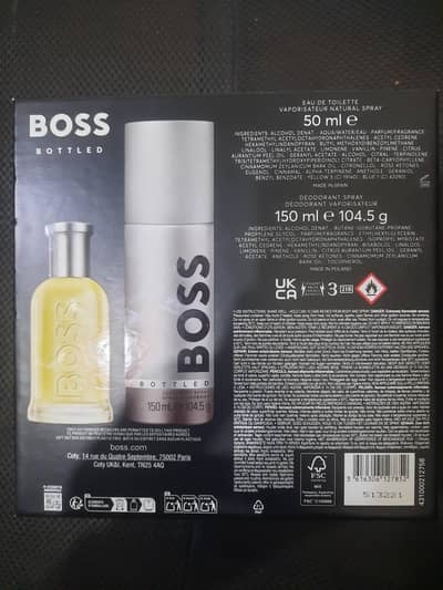 BOSS GIFT BOX PERFUME AND BODY SPRAY